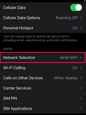 Automatically select mobile networks