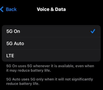 How to turn on 5G on iPhone 14 or any other model