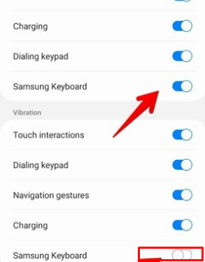 Turn Off Keyboard Sound on the Samsung keyboard
