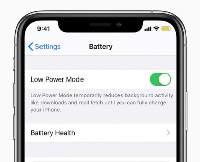 Enable Low power mode to fix iPhone battery draining fast