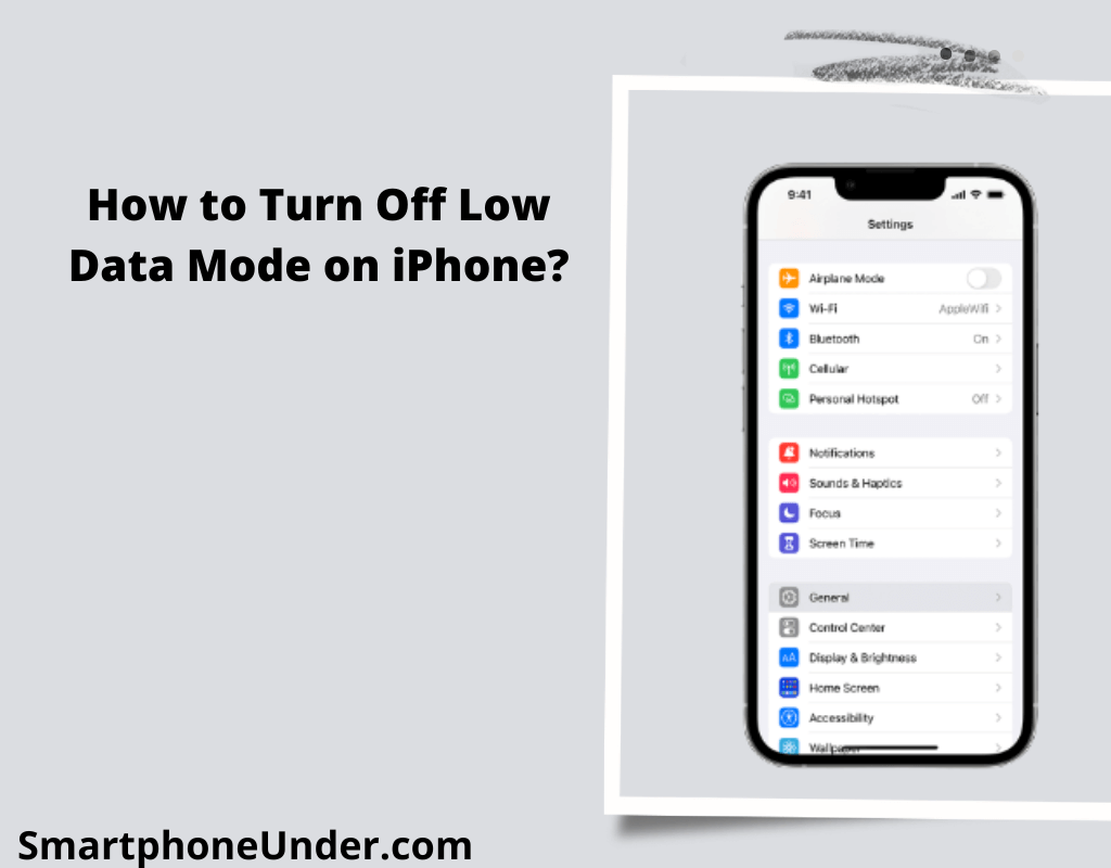 How to Turn Off Low Data Mode on iPhone?