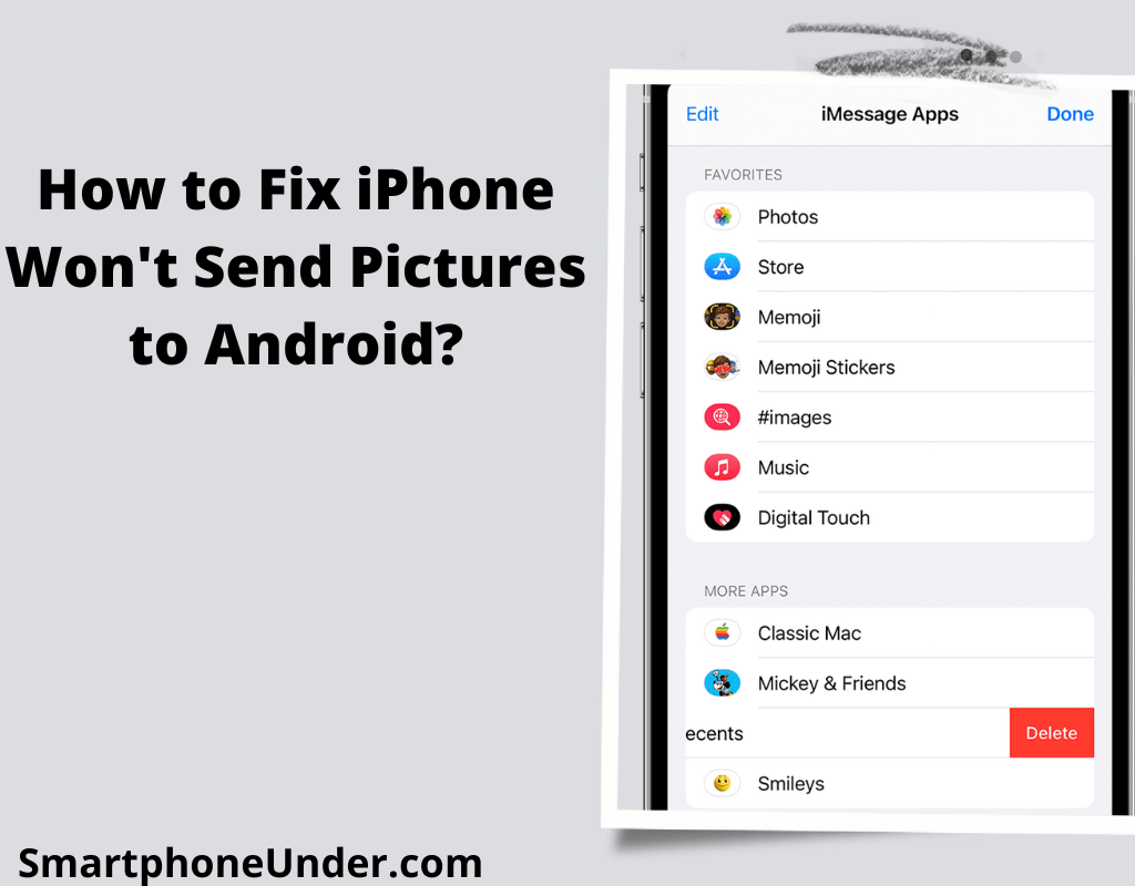 iPhone Won't Send Pictures to Android