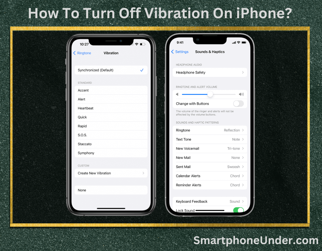 How To Turn Off Vibration On iPhone?